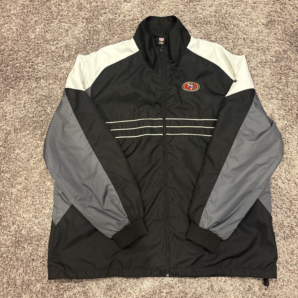 Vintage San Francisco 49ers Reebok SI Windbreaker Jacket